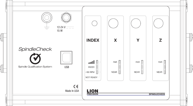 Spindle Check Front Diagram