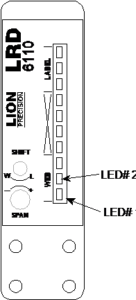 LRD6110 Diagram Front Controls