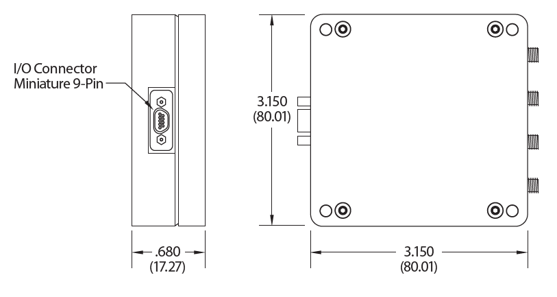 EDA400 Dimensions